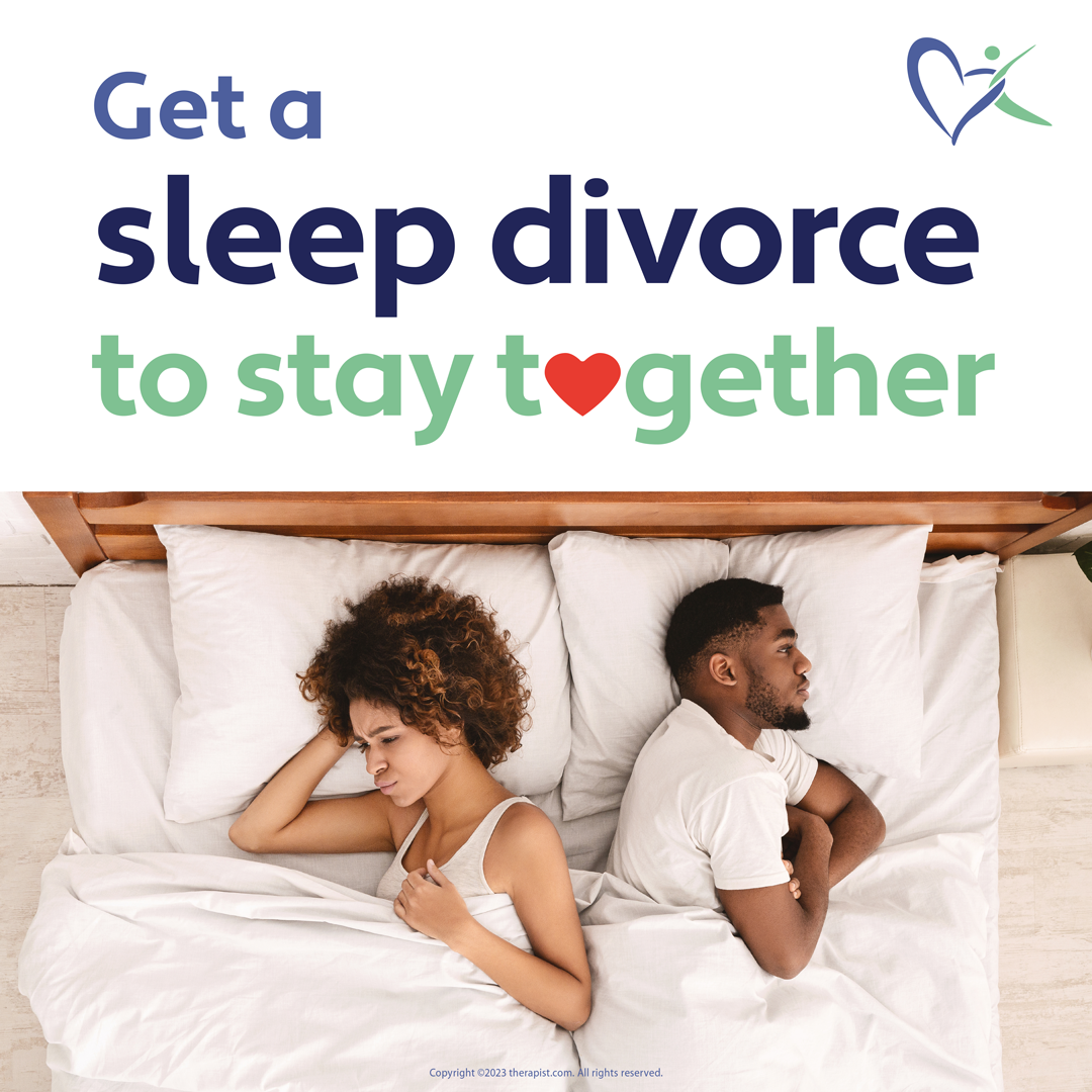 Get A Sleep Divorce To Stay Together Infographic